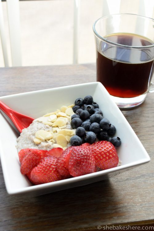 Easy Overnight Yogurt Chia Seed Breakfast Bowl She Bakes Here