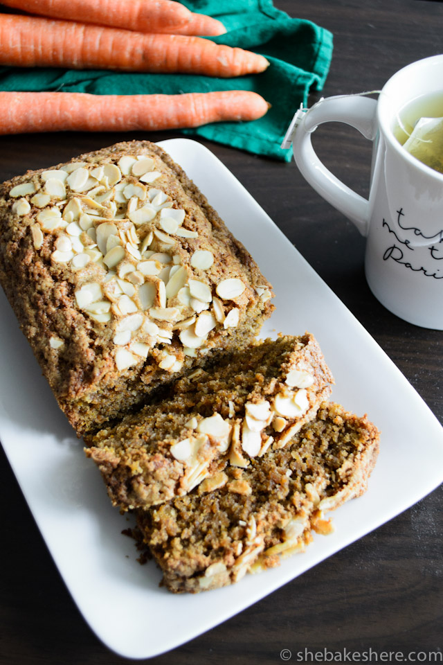 Lightly Spiced Carrot Bread