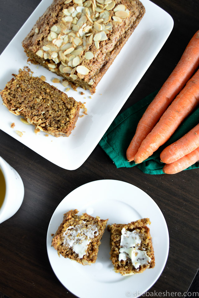 Lightly Spiced Carrot Bread