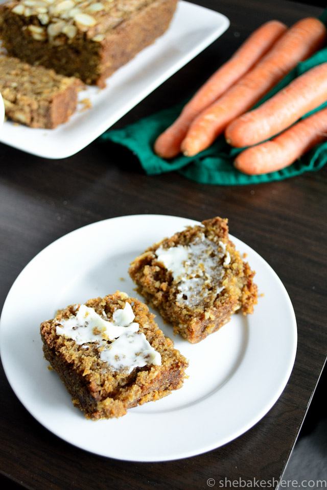 Lightly Spiced Carrot Bread