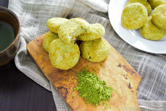 Matcha Cheesecake Cookies