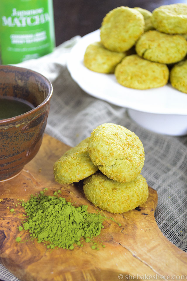 Matcha Cheesecake Cookies