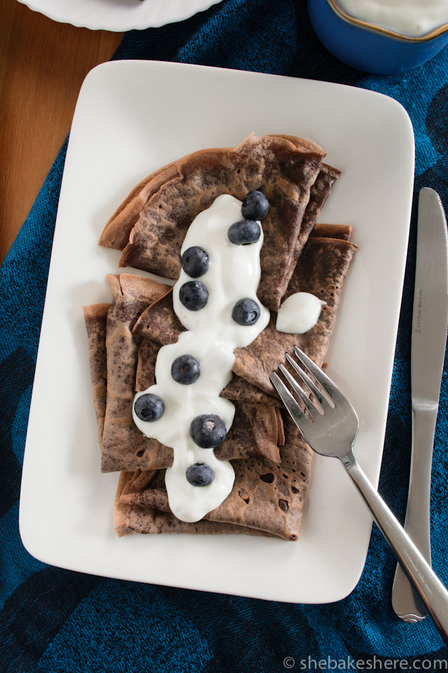 Dark Chocolate Crepes