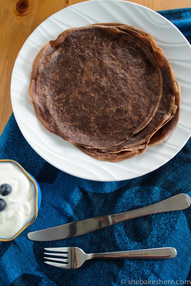 Dark Chocolate Crepes