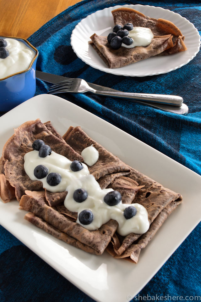 Dark Chocolate Crepes