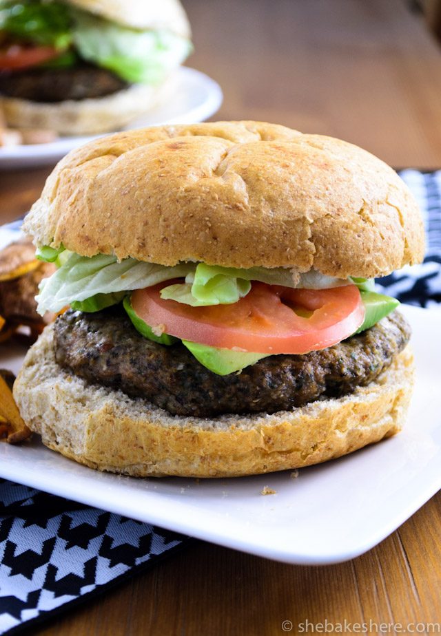 Mushroom Chicken Burgers