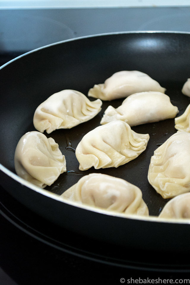 Homemade Gyoza