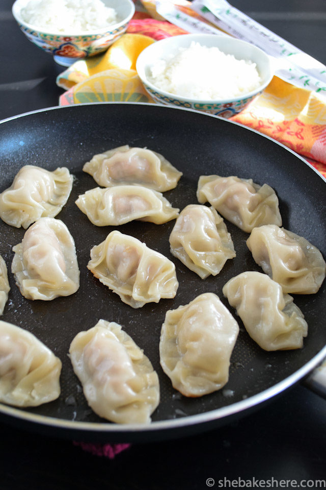 Homemade Gyoza