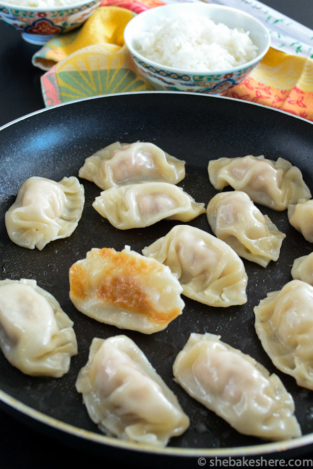 Homemade Gyoza