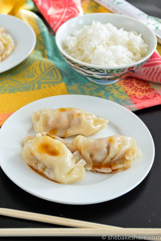 Homemade Gyoza