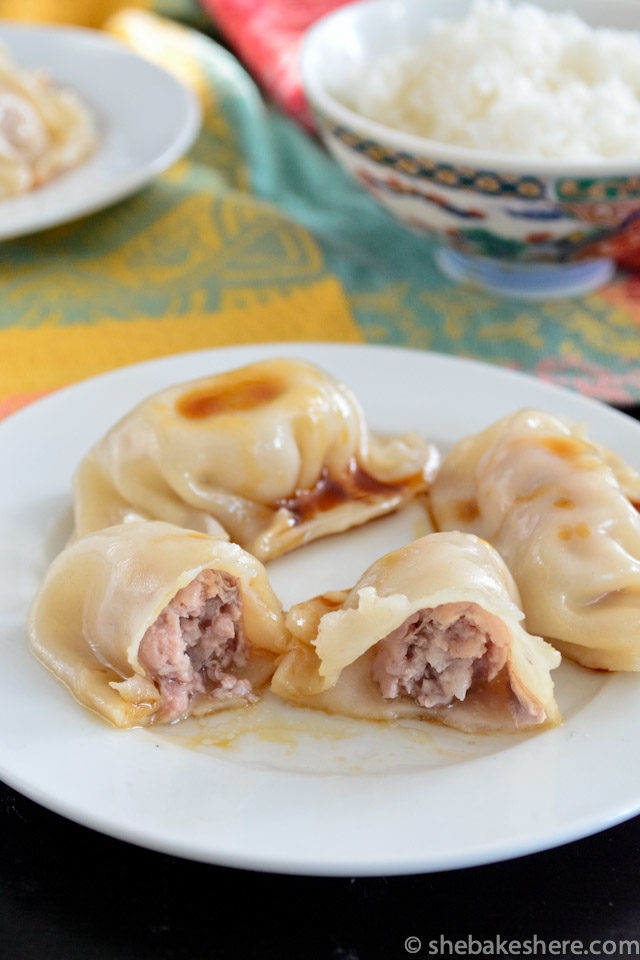 Homemade Gyoza