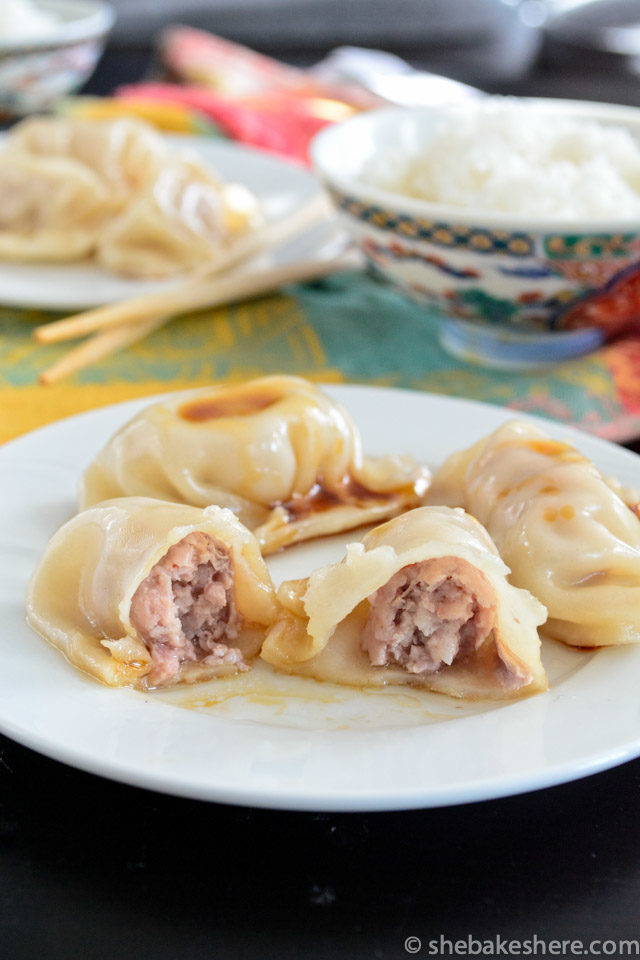 Homemade Gyoza