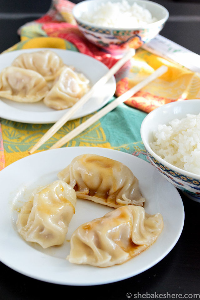 Homemade Gyoza